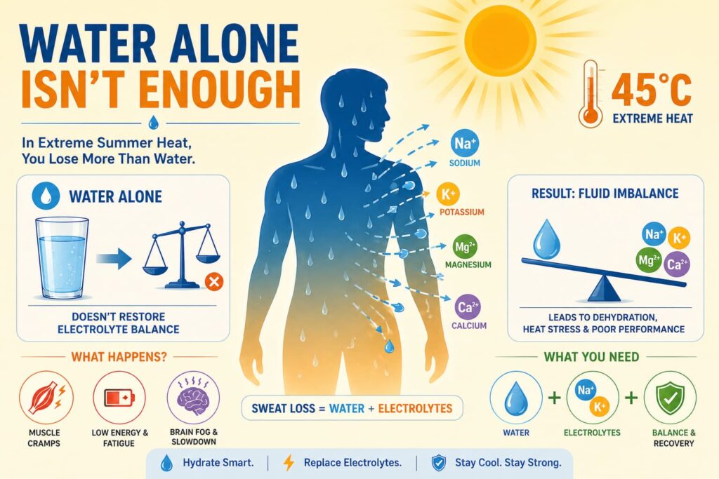 Water Alone is not Enough