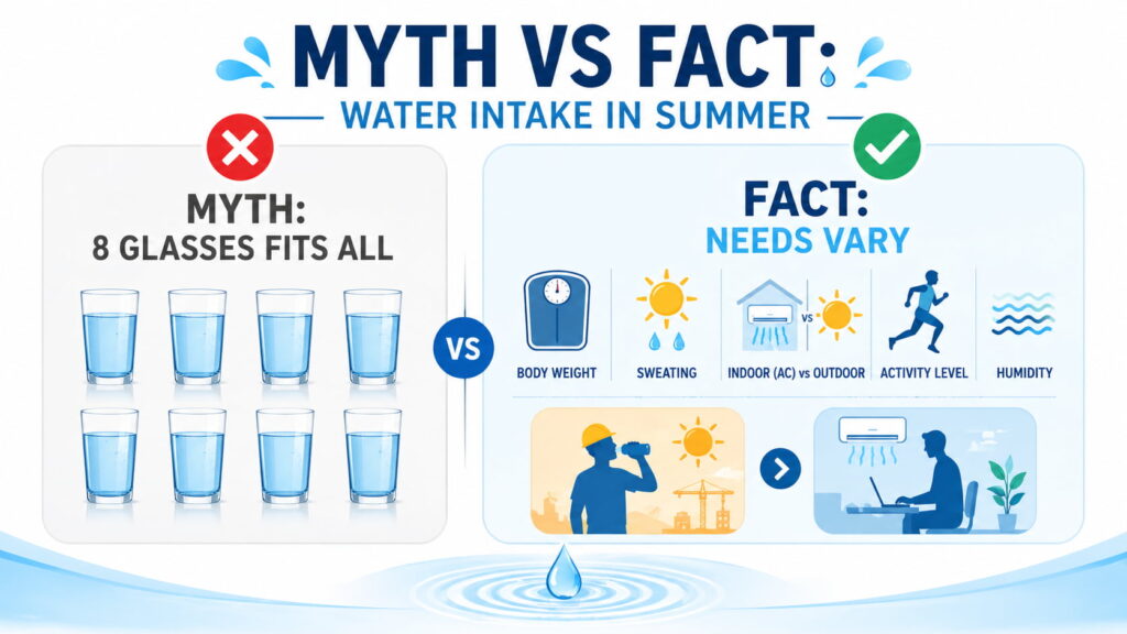 Water Intake in Summer