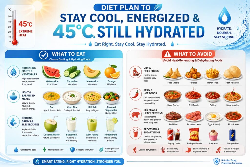 Diet Plan to Stay Cool