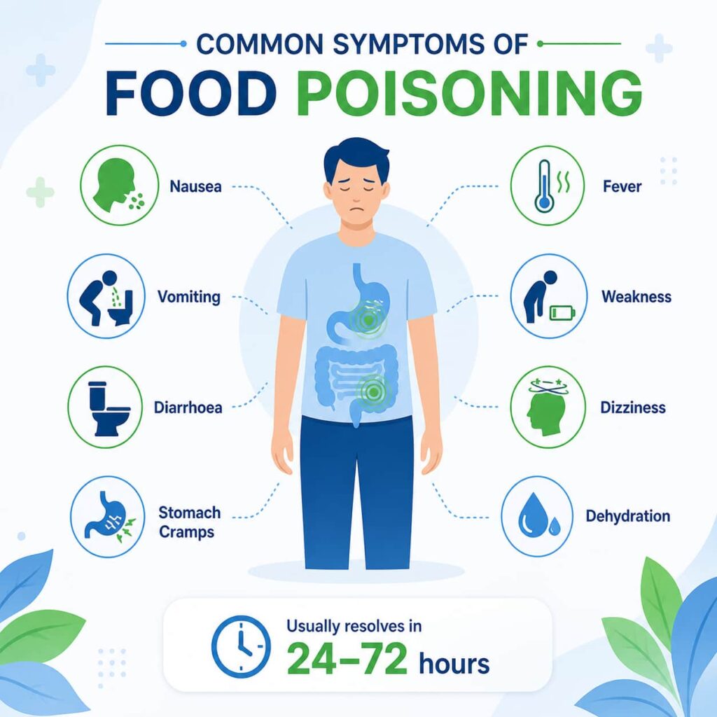 Common Symptoms of Food Poisoning