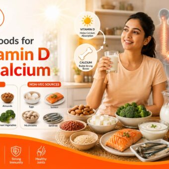 Vitamin D और Calcium के लिए Best Foods