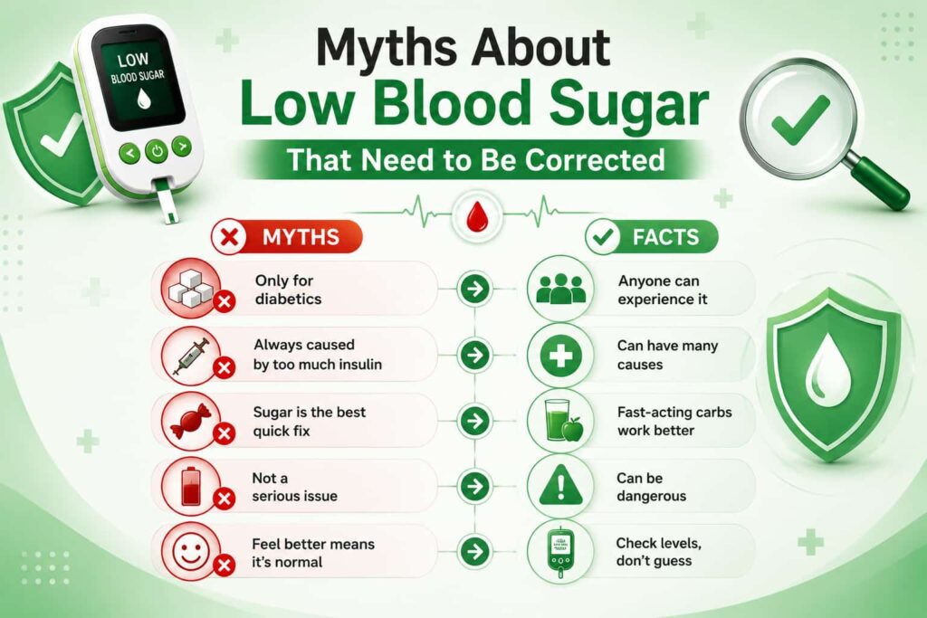 Myths About Low Blood Sugar