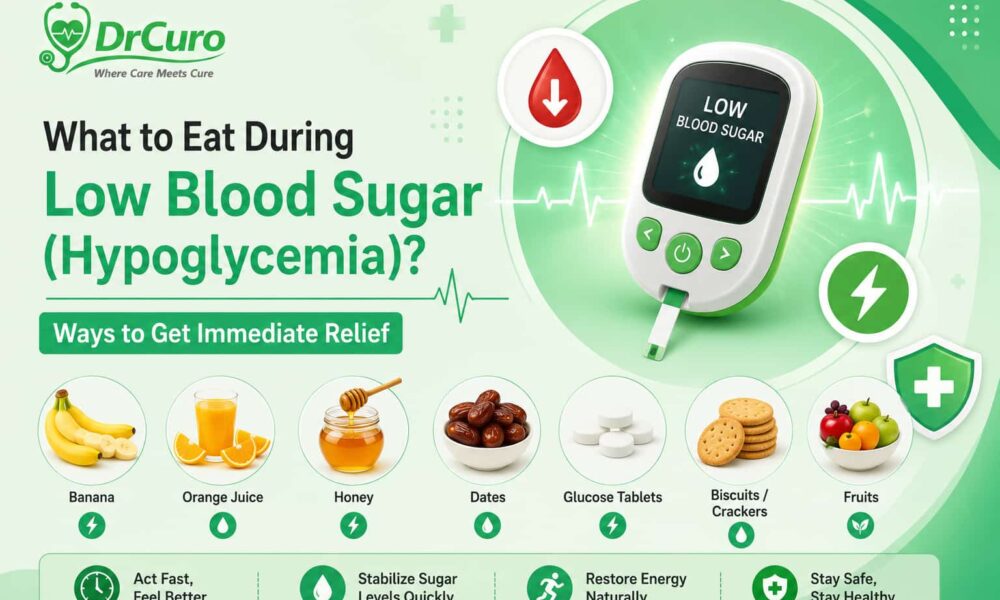 What to Eat During Low Blood Sugar (Hypoglycemia)? Ways to Get Immediate Relief