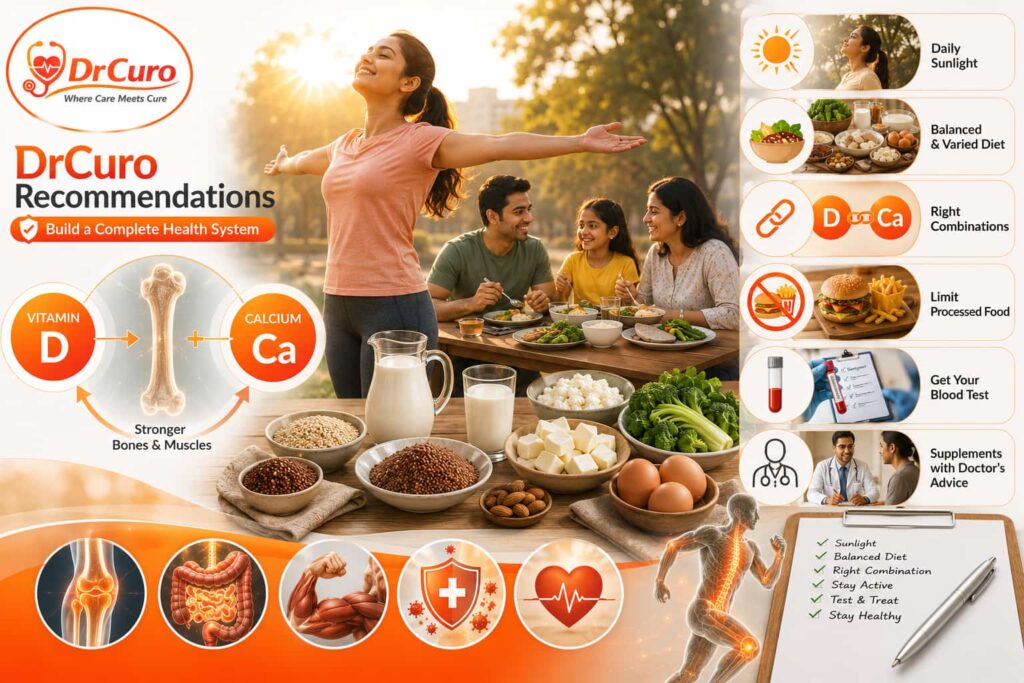 Vitamin D और Calcium के लिए best foods की list 