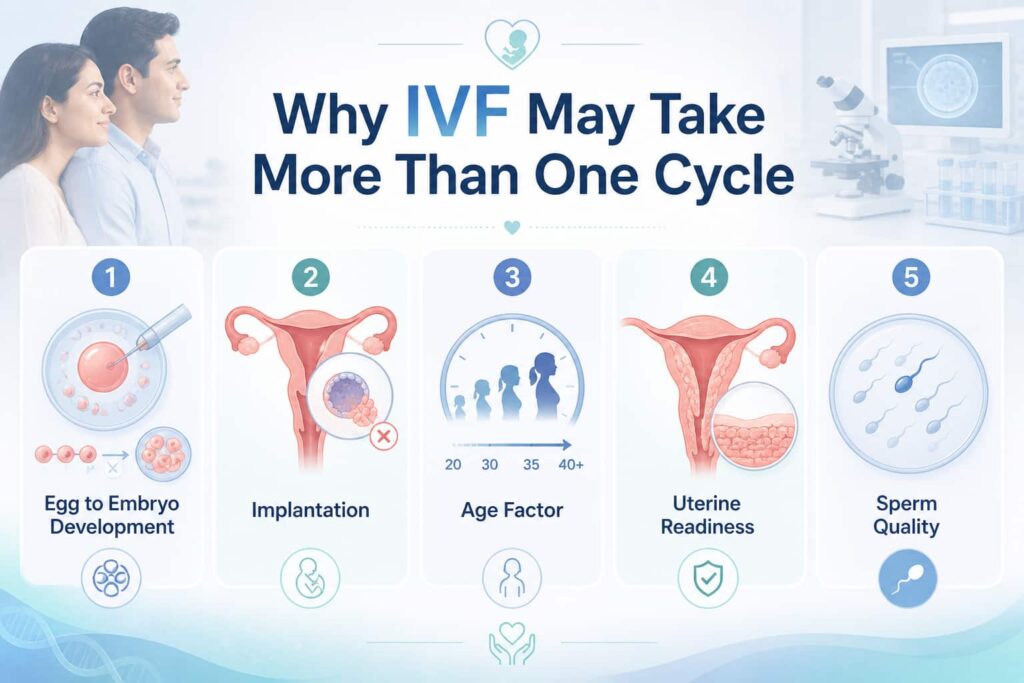 Why IVF May take more than one cycle