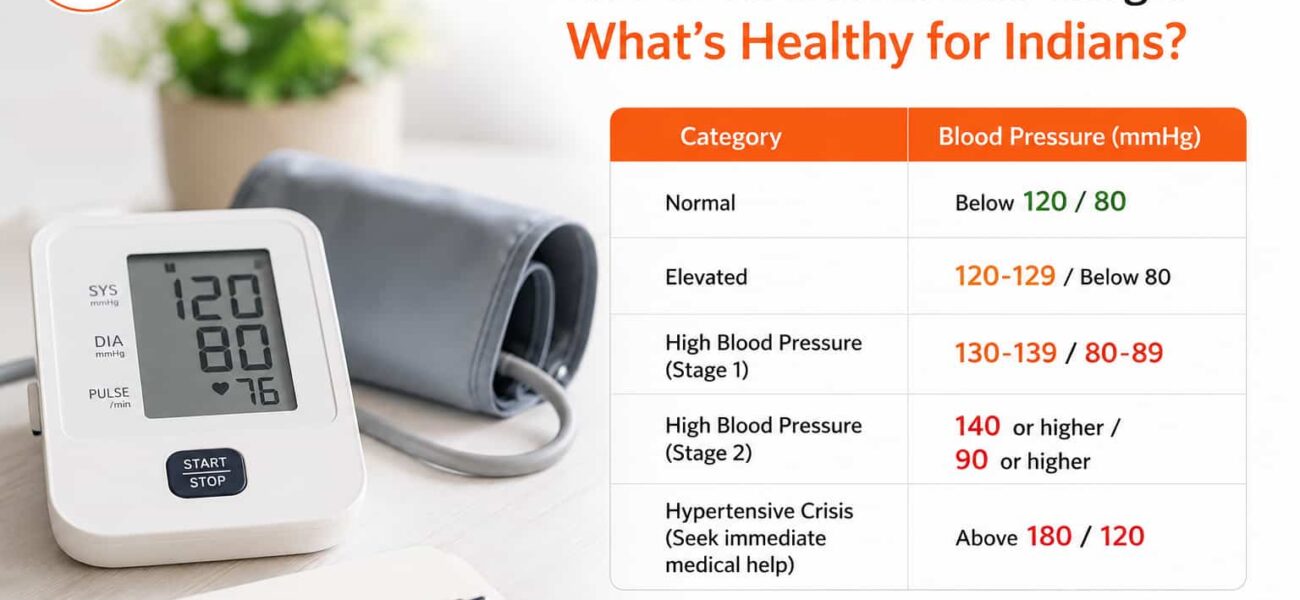 blood pressure normal range